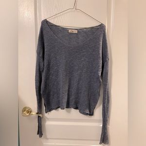 Hollister light blue sweater